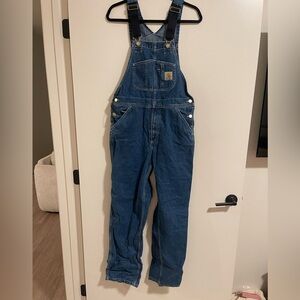 Carhartt WIP Blue Denim Overalls